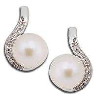 Orecchini Gemoro Donna in Oro bianco Diamante 0.05 Ct OP261BIA - OP261BIA